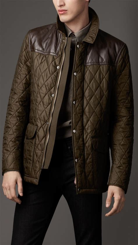 Men's Burberry Quilted Jackets 